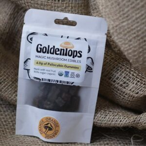 GOLDEN TOPS MAGIC MUSHROOM EDIBLES 4.0G PSILOCYBIN GUMMIES